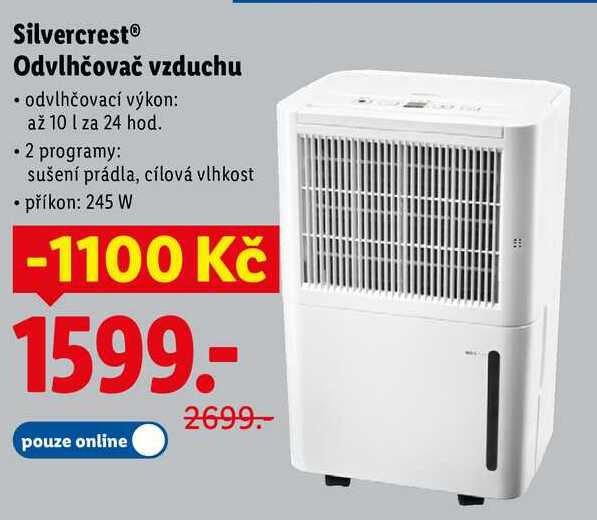 Silvercrest Odvlhčovač vzduchu 