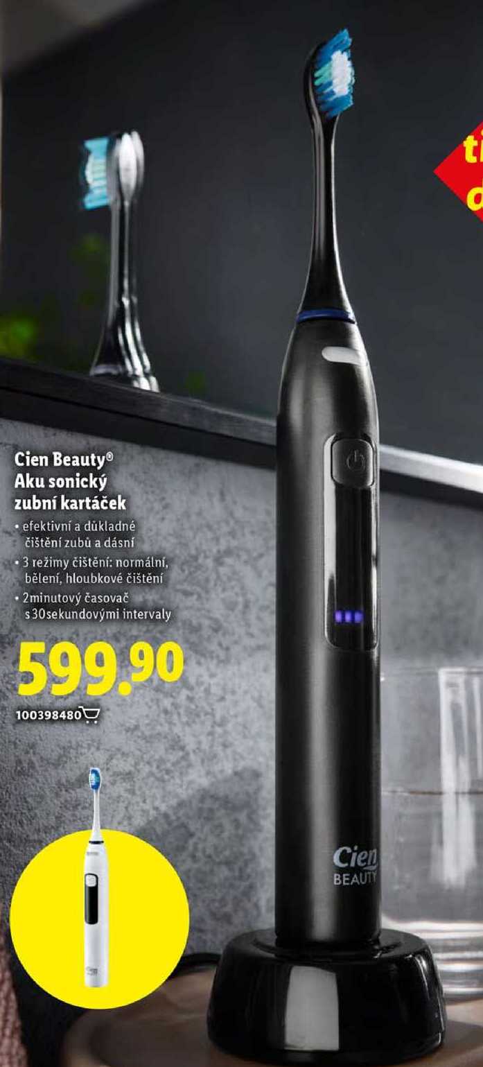 Cien Beauty Aku sonický zubní kartáček 