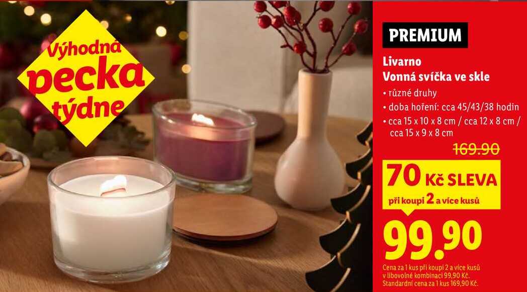 Livarno Vonná svíčka ve skle