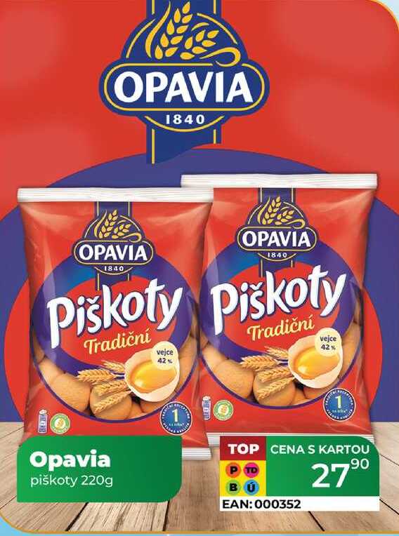 Opavia piškoty 220g 