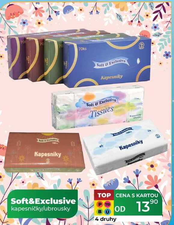 Soft&Exclusive kapesníčky/ubrousky