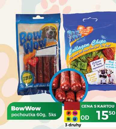 Bow Wow pochoutka 60g, 5ks 