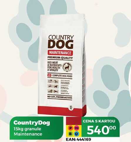 CountryDog 15kg granule Maintenance 