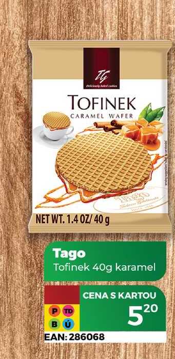 Tago Tofinek 40g karamel  