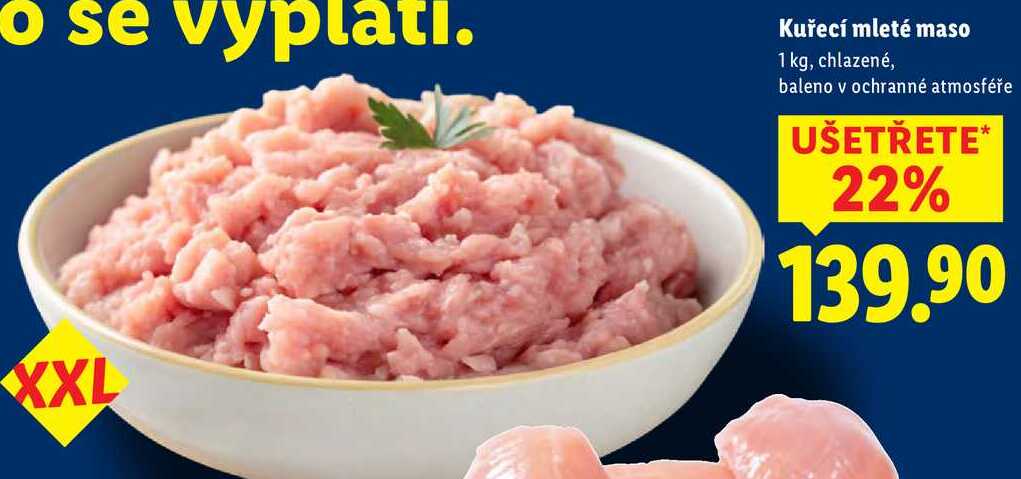 Kuřecí mleté maso, 1 kg