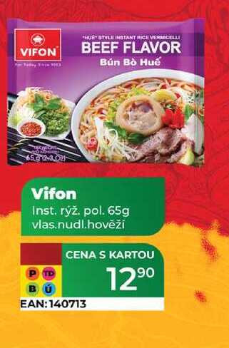 Vifon Inst. rýž. pol. 65g vlas.nudl.hověží  