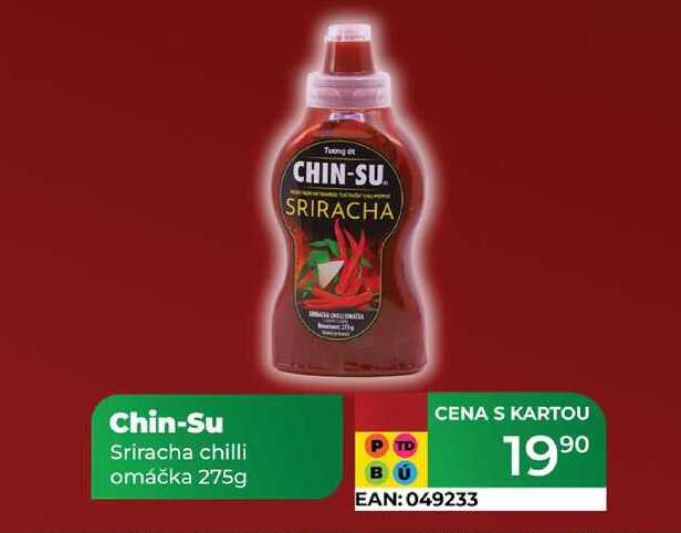 Chin-Su Sriracha chilli omáčka 275g