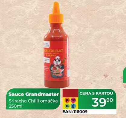 Sauce Grandmaster Sriracha Chilli omáčka 250ml  