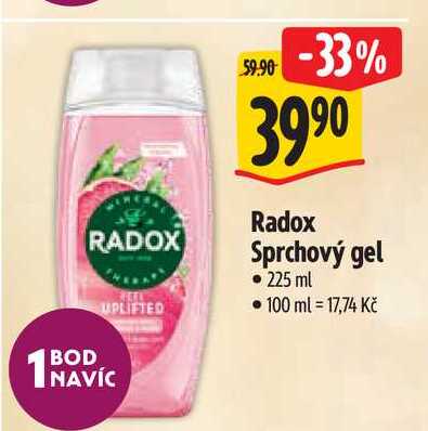   Radox Sprchový gel 225 ml 