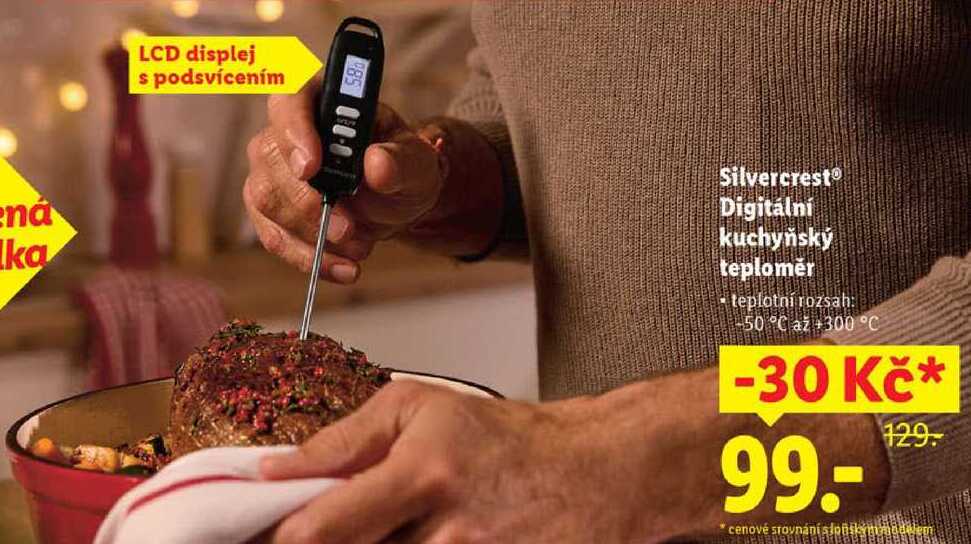 Silvercrest Digitální kuchyňský teploměr 