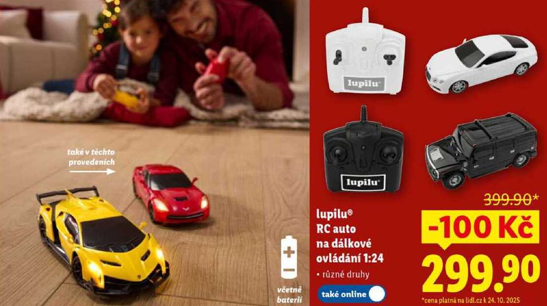 lupilu RC auto na dálkové ovládání 1:24