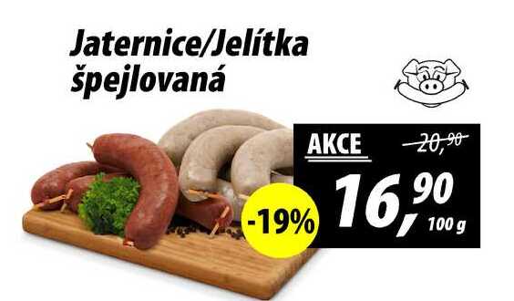 Jaternice/Jelitka špejlovaná, 100 g
