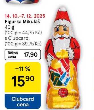 Figurka Mikuláš, 40 g  