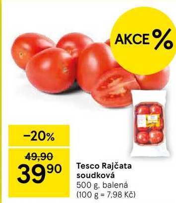 Tesco Rajčata soudková, 500 g, balená