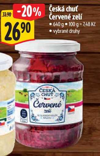 Česká chuť Červené zelí, 640 g