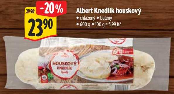 Albert Knedlík houskový, 600 g