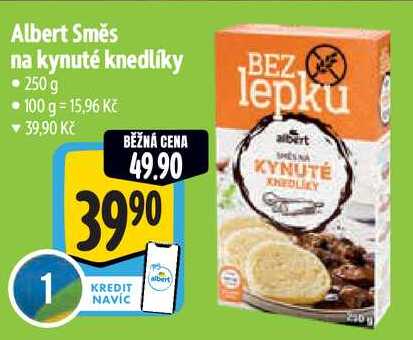 Albert Směs na kynuté knedlíky , 250 g