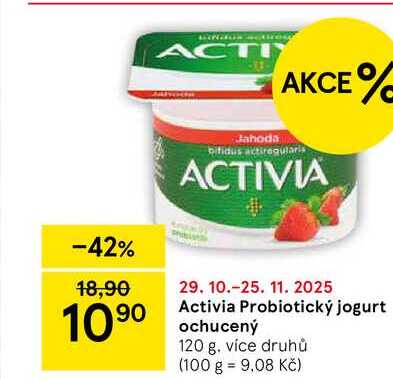 Activia Probiotický jogurt ochucený, 120 g 