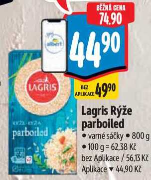 Lagris Rýže parboiled, 800 g