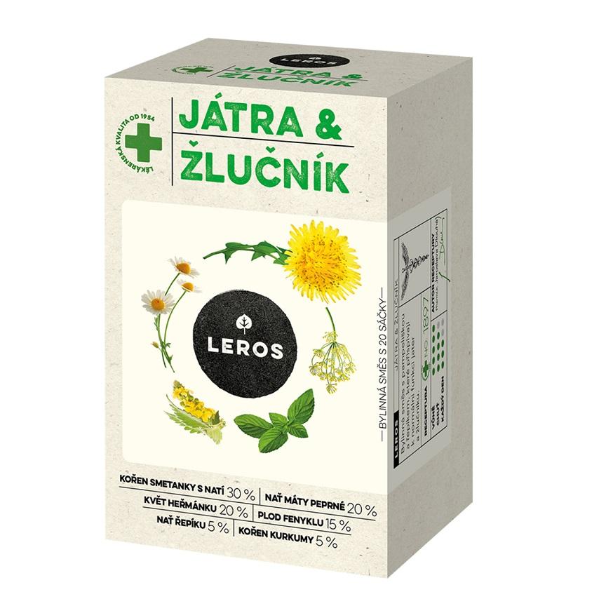 Leros Játra&žlučník čaj 20x1.5g