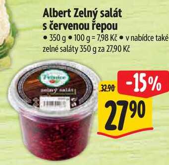 Albert Zelný salát s červenou řepou, 350 g