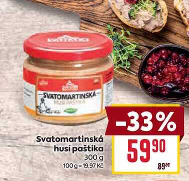 Svatomartinská husi paštika 300 g