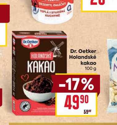 Dr. Oetker Holandské kakao 100g