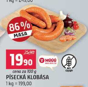 Písecká klobása 100g