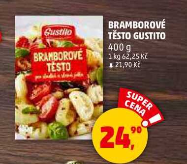BRAMBOROVÉ TĚSTO GUSTITO, 400 g