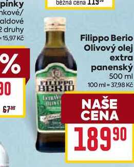 Filippo Berio Olivový olej extra panenský 500 ml