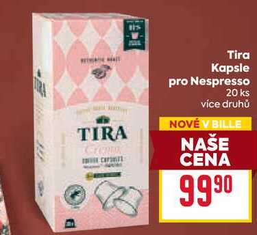 Tira Kapsle pro Nespresso 20 ks