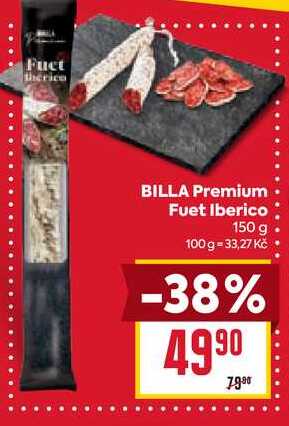 BILLA Premium Fuet Iberico 150 g