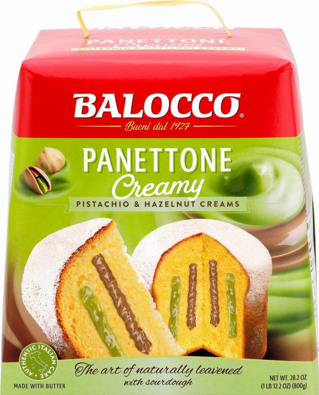 BALOCCO PANETTONE s pistáciovo- ořechovou náplní