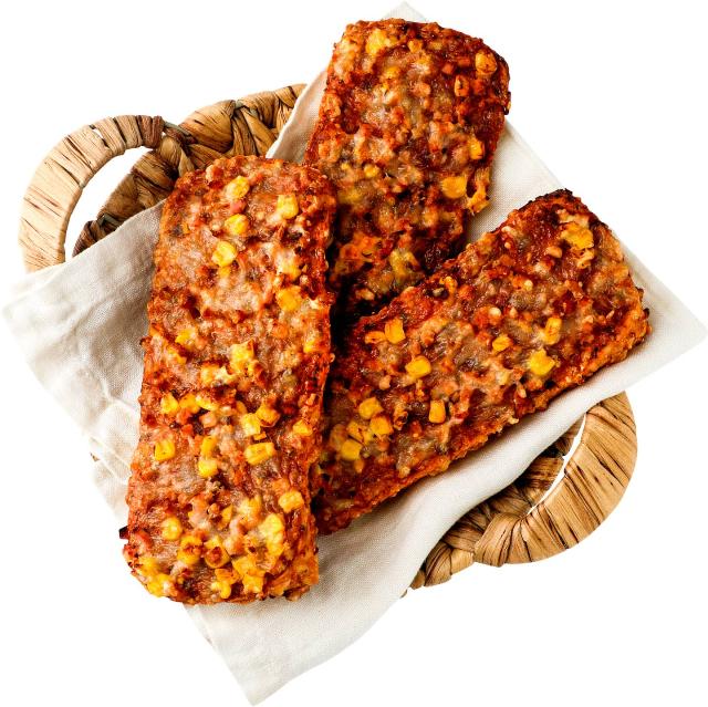 Pizza ciabatta se šunkou a sýrem