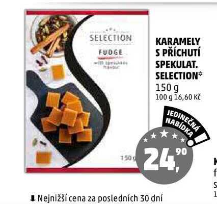 KARAMELY S PŘÍCHUTÍ SPEKULAT. SELECTION, 150 g