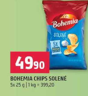 BOHEMIA CHIPS SOLENÉ 5x 25 g