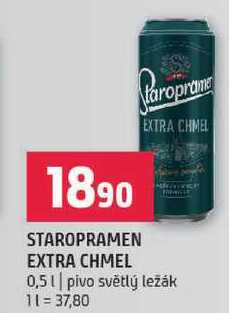Staropramen extra chmel 0,5l
