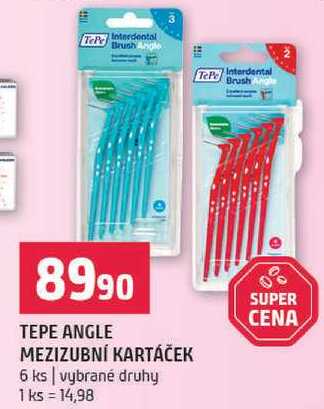 TEPE ANGLE MEZIZUBNÍ KARTÁČEK 6 ks v
