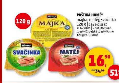 PAŠTIKA HAMÉ, 120 g