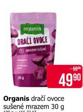 Organis dračí ovoce sušené mrazem 30 g 