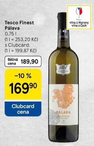 Tesco Finest Pálava, 0,75 l