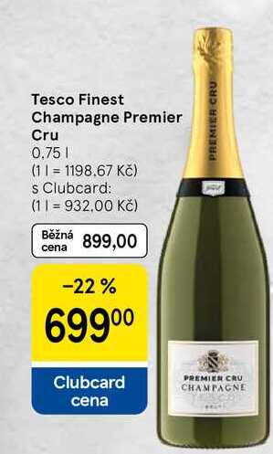 Tesco Finest Champagne Premier Cru, 0.75 l