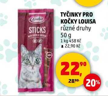 TYČINKY PRO KOČKY LOUISA, 50 g