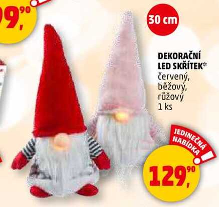 DEKORAČNÍ LED SKŘÍTEK, 1 ks