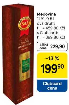 Medovina 11 %, 0.5 l