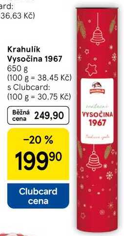 Krahulik Vysočina 1967, 650 g  