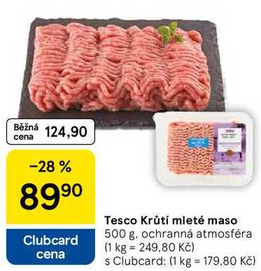 Tesco Krůtí mleté maso, 500 g 