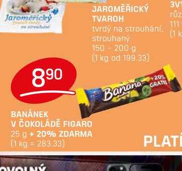 BANÁNEK V ČOKOLÁDĚ FIGARO 25 g 