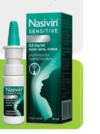 NASIVIN® SENSITIVE (0,5 mg/ml nosní sprej, roztok) 10 ml