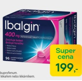Ibalgin® 400 mg 96 potahovaných tablet